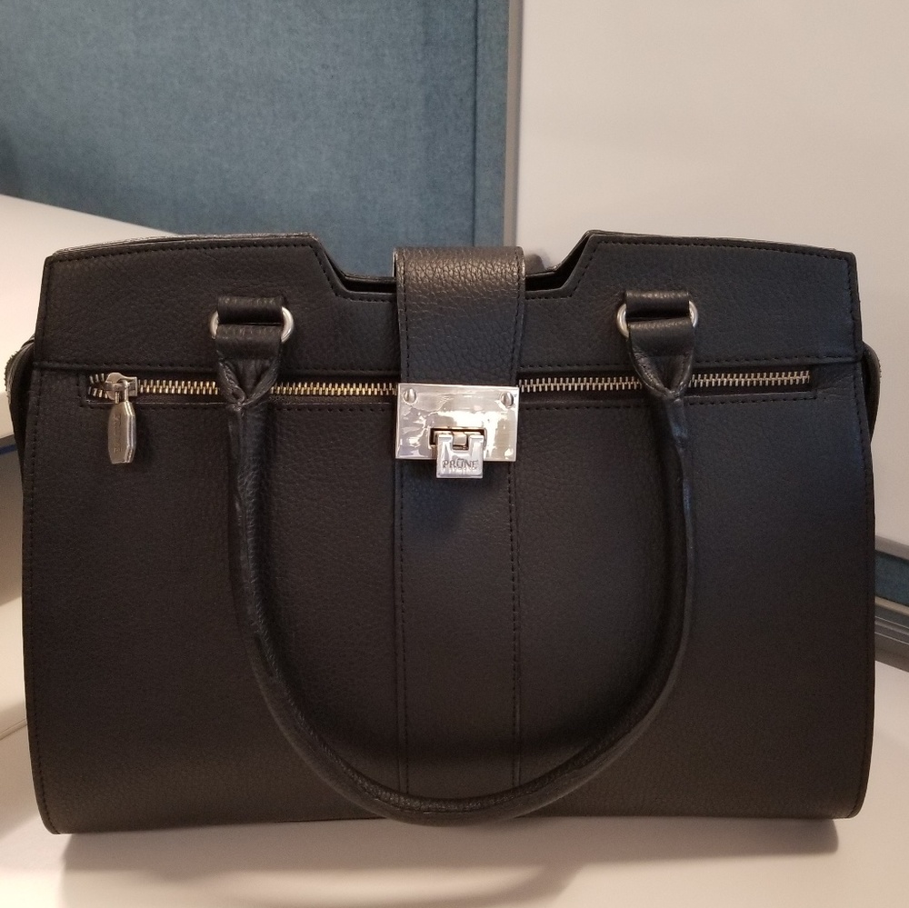 PRUNE Leather Handbag